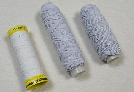 Shirring Elastic Thread for Sewing - White Thin Fine Elastic Sewing Thread for Sewing Mac