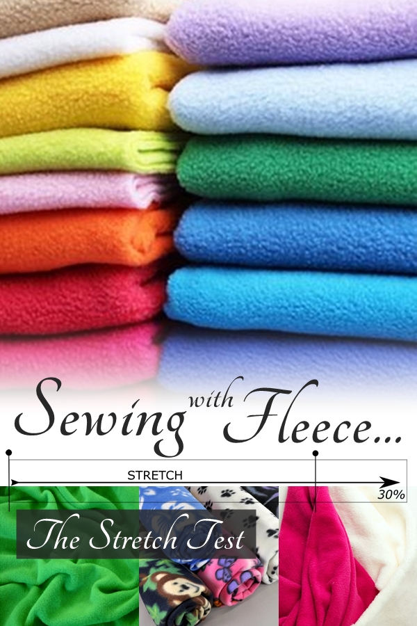 Sewing with Fleece - the Stretch Test