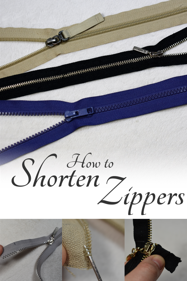Zzzzip! How to Make Zippers Shorter - Pollywoggles